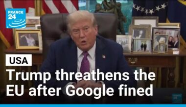 Donald Trump threatens retaliation on EU after Google hit with antitrust fine • FRANCE 24 English