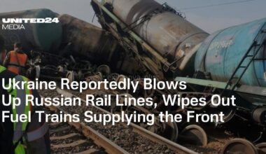 Ukraine Reportedly Blows Up Russian Rail Lines, Wipes Out Fuel Trains Supplying the Front