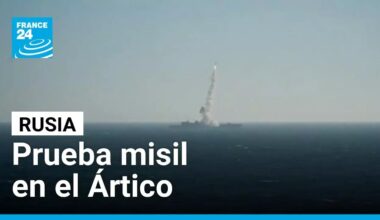 Rusia prueba misil hipersónico en el Ártico