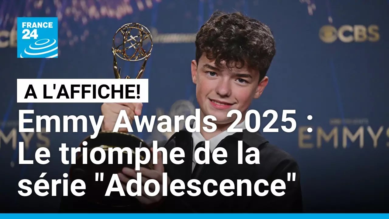 Emmy Awards 2025 : triomphe de la série "Adolescence" et du prodige Owen Cooper • FRANCE 24