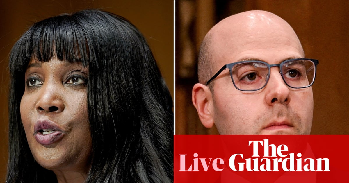 Senate confirms Stephen Miran for seat on Federal Reserve board as Trump’s bid to oust Lisa Cook foiled by court - as it happened | Charlie Kirk shooting