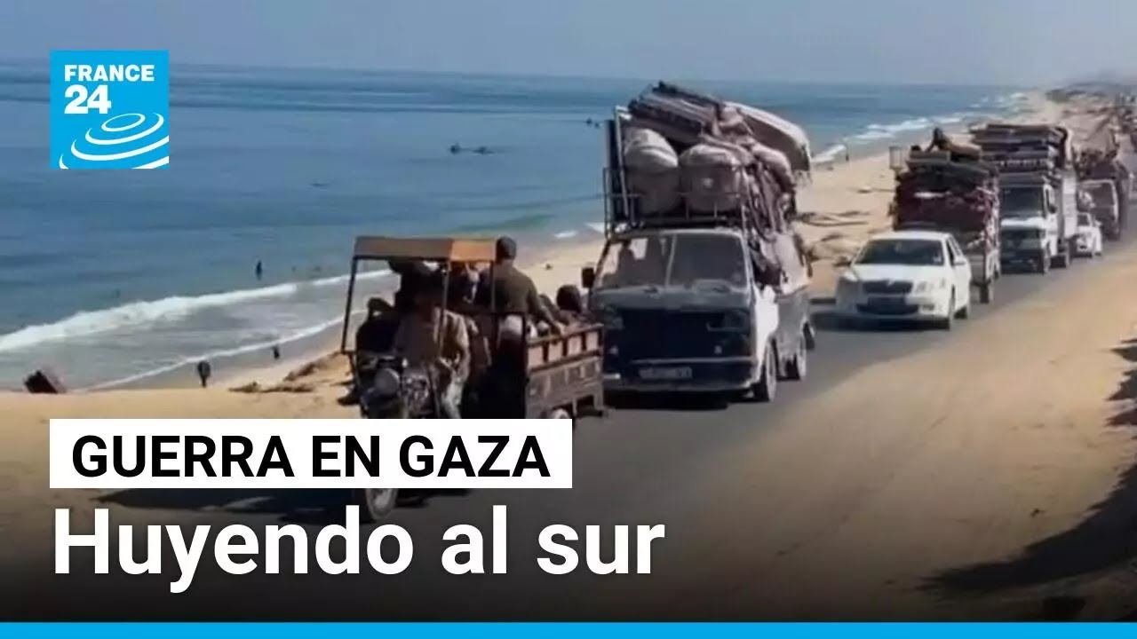 Los civiles huyen de Gaza en medio de bombardeos devastadores • FRANCE 24 Español