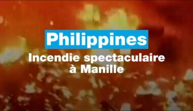 Philippines : un incendie spectaculaire ravage un quartier de Manille • FRANCE 24