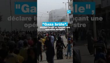 "Gaza brûle", déclare Israël en lançant une opération terrestre • FRANCE 24