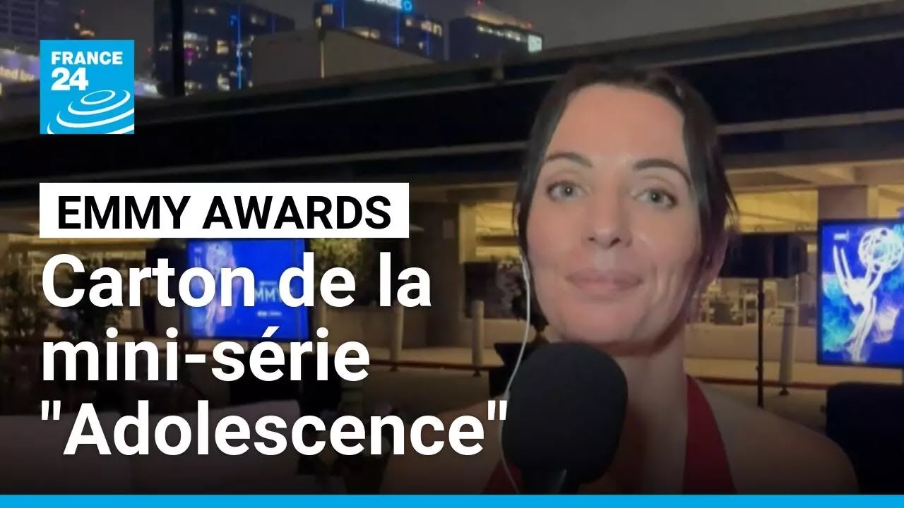 Emmy Awards : la mini-série "Adolescence", "un gros carton" • FRANCE 24