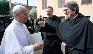 Pope to Augustinians: Keep love at the centre of religious life