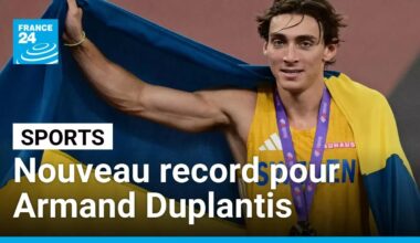 6,30 mètres : Armand Duplantis repousse à nouveau le record du monde de saut à la perche
