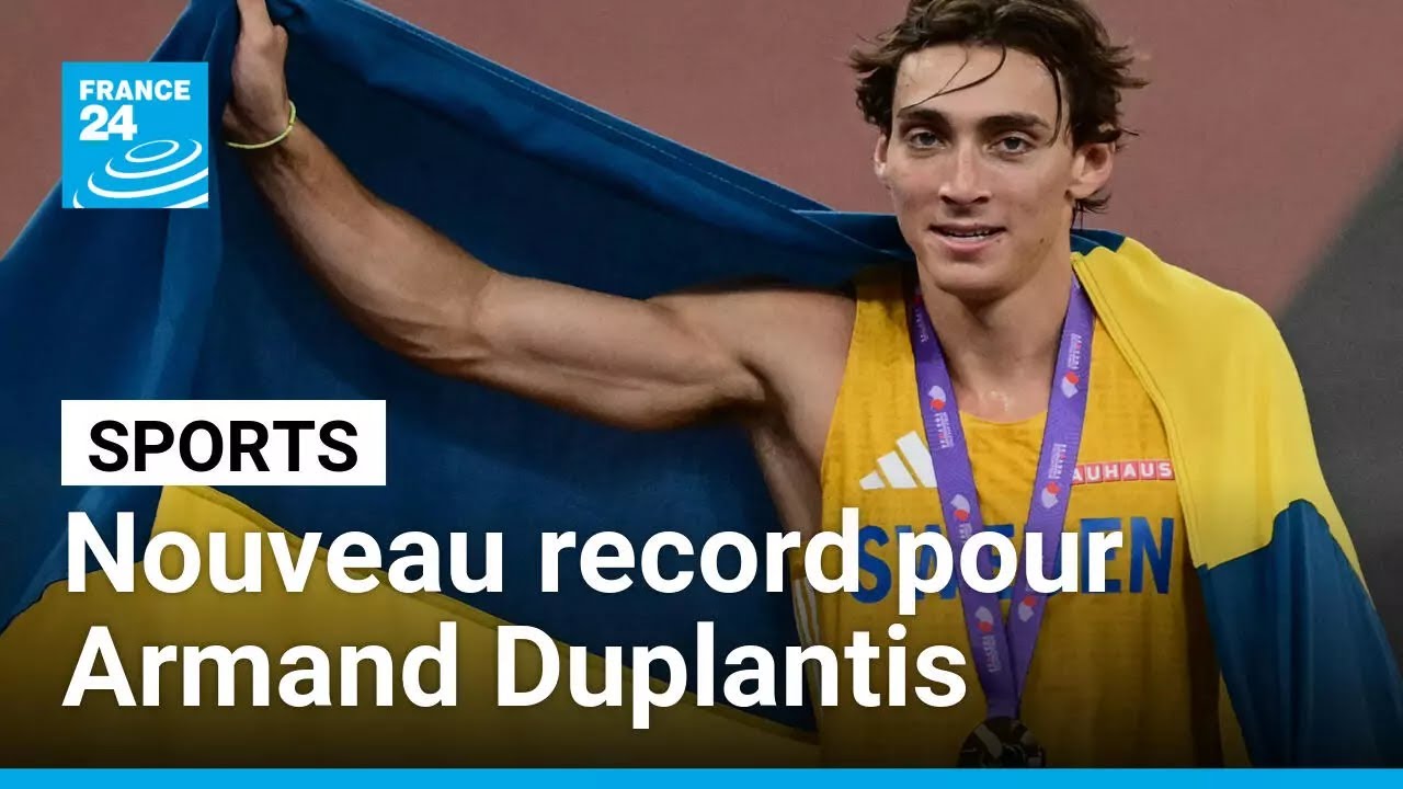 6,30 mètres : Armand Duplantis repousse à nouveau le record du monde de saut à la perche