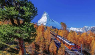Diese 7 Bahnstrecken zeigen Europa von seiner besten Herbst-Seite