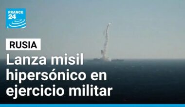 Rusia lanza misil hipersónico durante ejercicios militares con Belarús