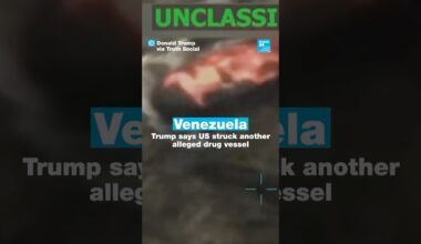Venezuela: Trump says US struck another alleged drug vessel • FRANCE 24 English