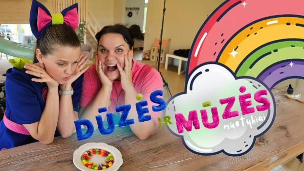 Dūzės ir Mūzės nuotykiai: kaip danguje atsiranda vaivorykštė?