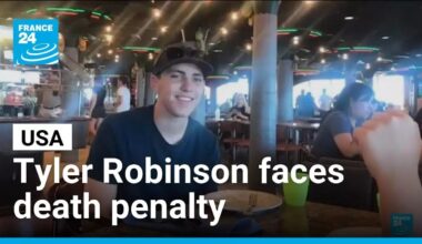 Kirk suspect, Tyler Robinson, faces death penalty for aggravated murder charge • FRANCE 24 English