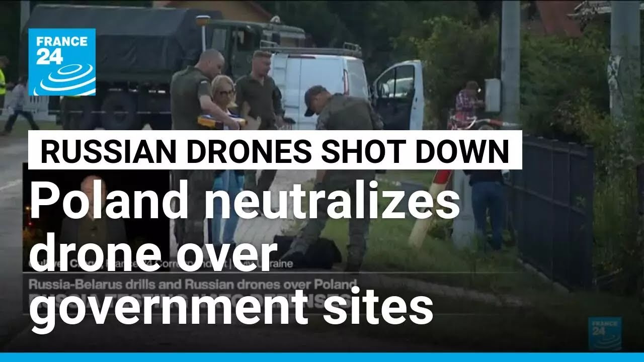 Poland neutralizes drone over government sites, detains two Belarusians • FRANCE 24 English