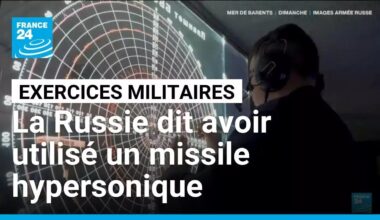 La Russie déclare avoir utilisé un missile hypersonique Zircon • FRANCE 24