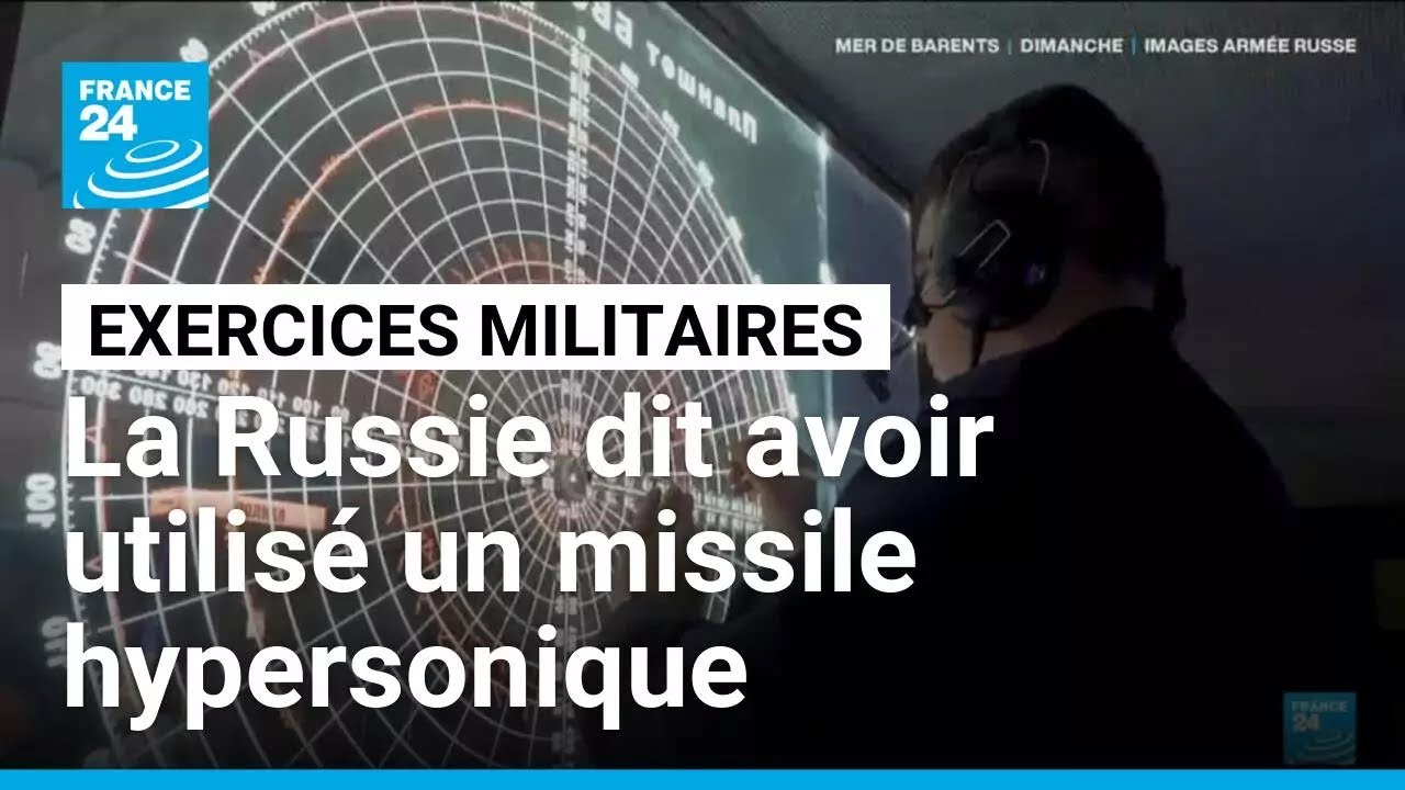 La Russie déclare avoir utilisé un missile hypersonique Zircon • FRANCE 24