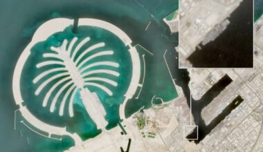 Satellite Photos Show USS Nimitz Visiting Dubai