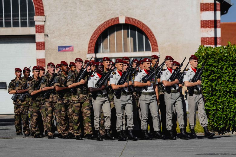 Les Grizzlis de la 5e batterie sol/sol ont pris possession de la place d’armes du quartier Soult.