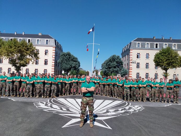 Les Grizzlis de la 5e batterie sol/sol ont pris possession de la place d’armes du quartier Soult.
