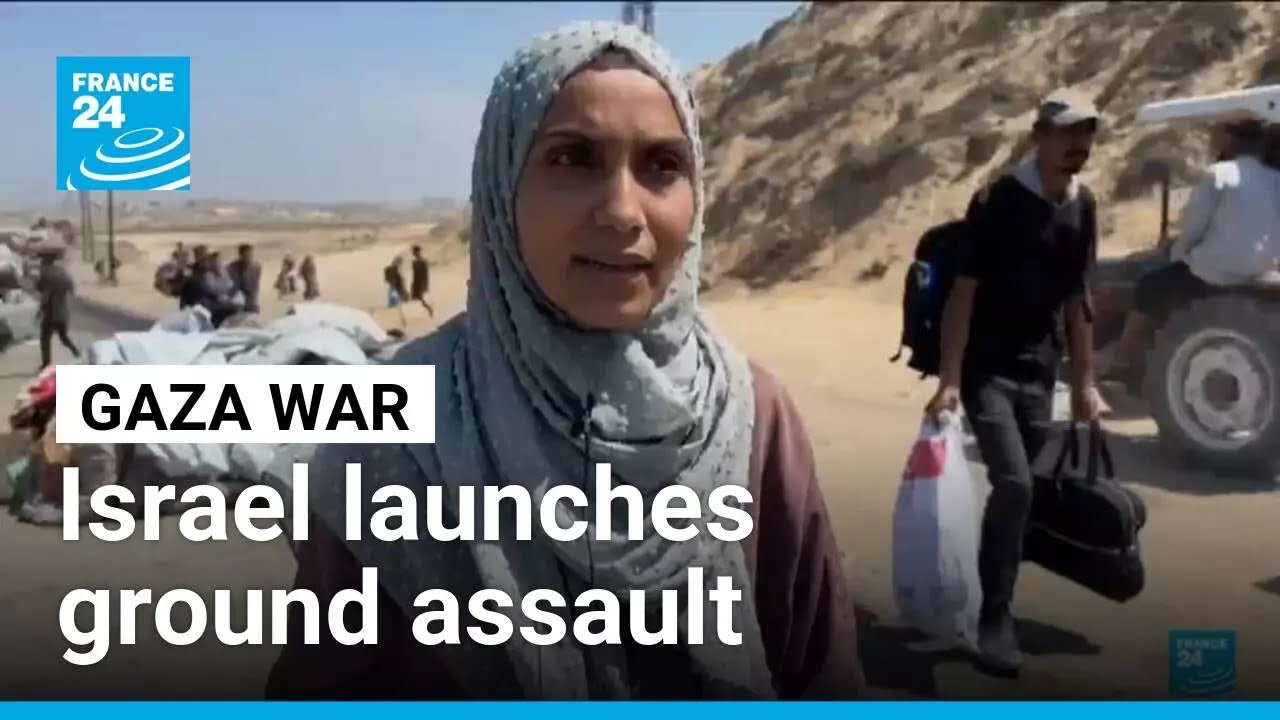 Israeli military launched a ground assault on Gaza City overnight • FRANCE 24 English