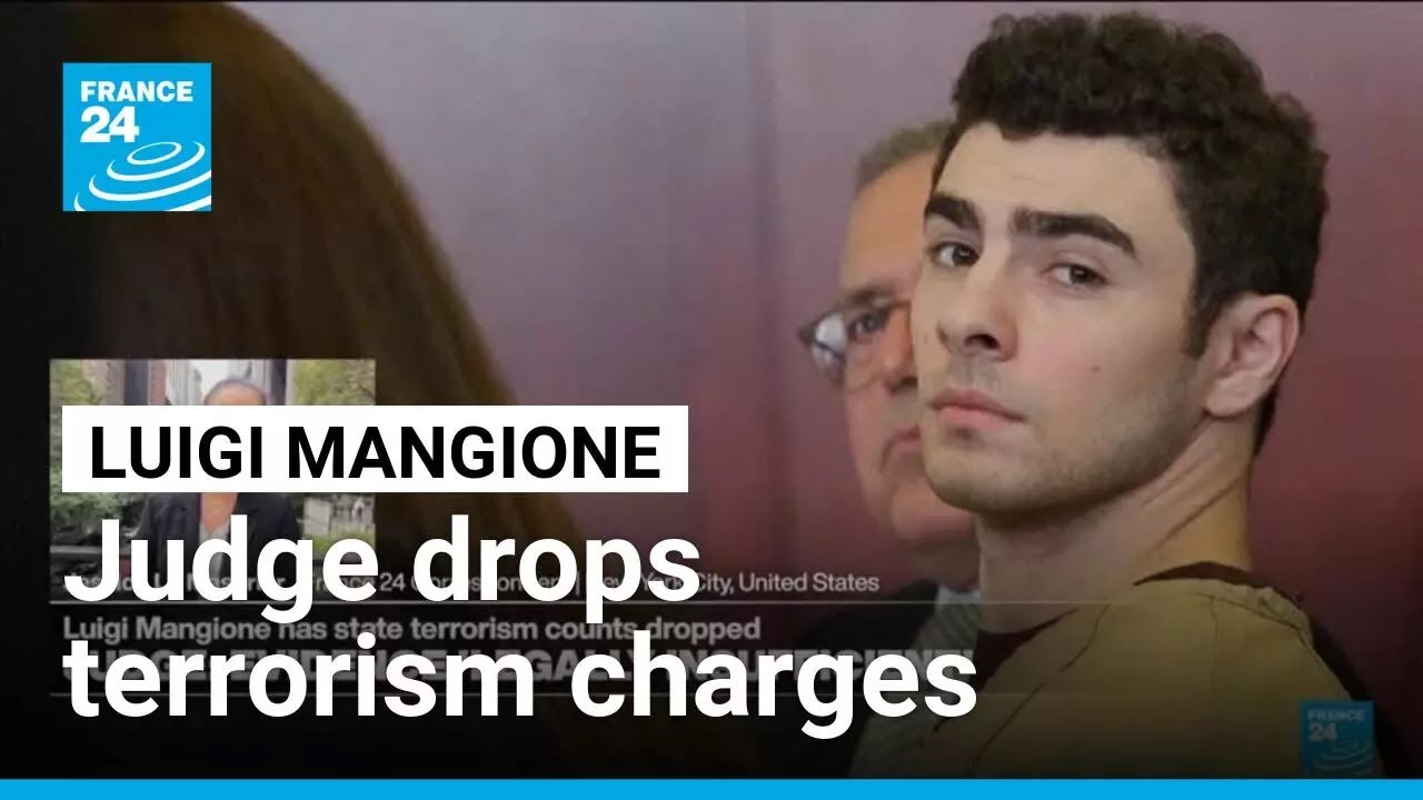 New York judge drops terrorism charges against Luigi Mangione • FRANCE 24 English