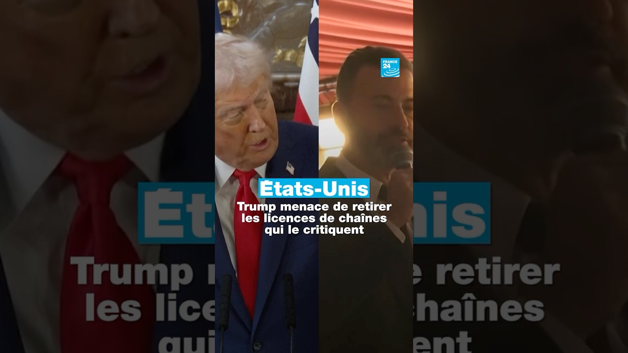 États-Unis : Trump menace de retirer les licences de chaînes de télévision qui le critiquent