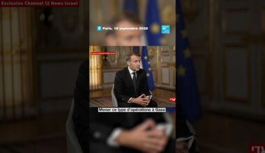 Gaza : Macron critique vivement l’offensive militaire israélienne • FRANCE 24