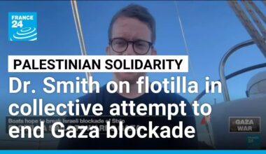 Flotilla passenger headed to Gaza tells France 24 we have collective responsibility to aid civilians