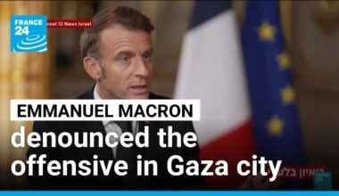 War in Gaza: Macron says that Israel is 'destroying' its 'credibility' • FRANCE 24 English