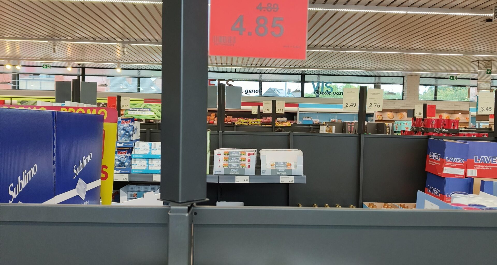 4 cent korting bij den Aldi