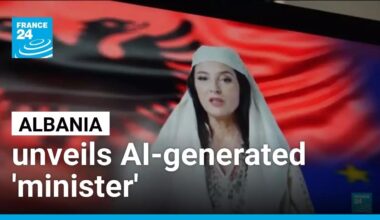 Albania unveils AI-generated 'minister' • FRANCE 24 English