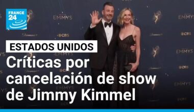 Ola de críticas tras cancelación del show de Jimmy Kimmel por comentarios sobre Charlie Kirk