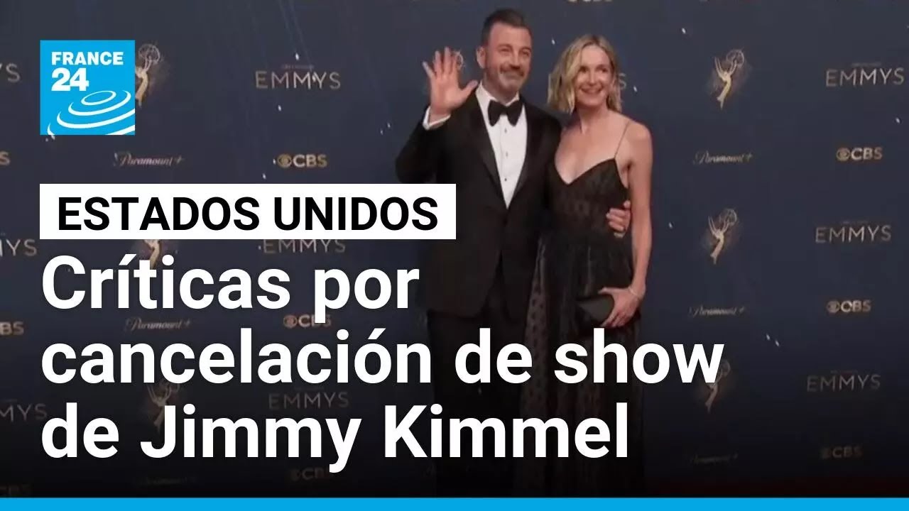 Ola de críticas tras cancelación del show de Jimmy Kimmel por comentarios sobre Charlie Kirk