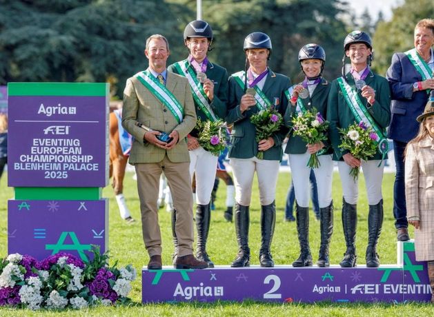 Ireland end 30-year wait for European eventing medal after team’s silver success