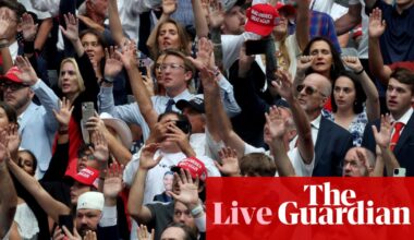 Charlie Kirk memorial begins as Trump and Vance expected among thousands of attendees - latest updates | Charlie Kirk shooting