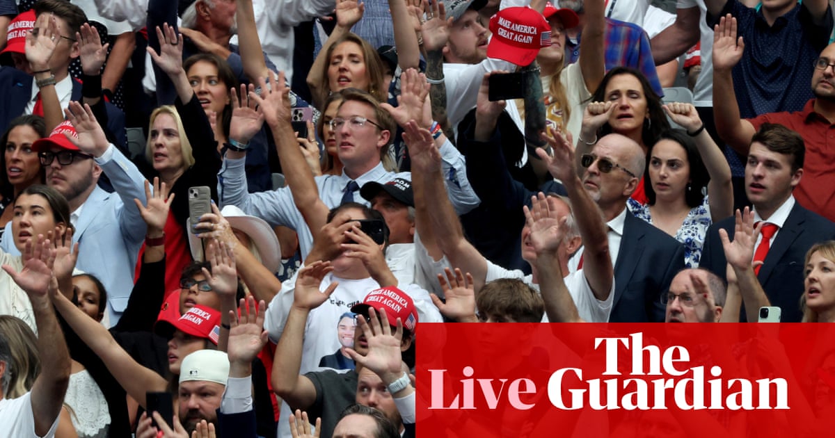 Charlie Kirk memorial begins as Trump and Vance expected among thousands of attendees - latest updates | Charlie Kirk shooting