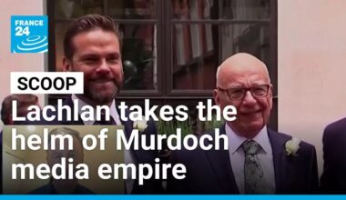 Here comes the son: Lachlan takes over Murdoch media empire • FRANCE 24 English