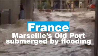 France: Marseille’s Old Port submerged by flooding • FRANCE 24 English