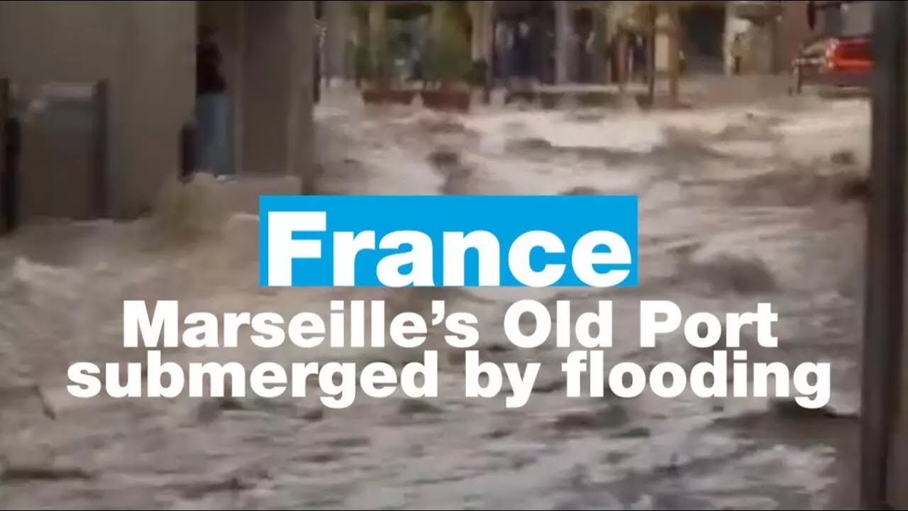 France: Marseille’s Old Port submerged by flooding • FRANCE 24 English
