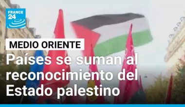 Reino Unido, Canadá y Australia, entre los países que reconocen un Estado palestino