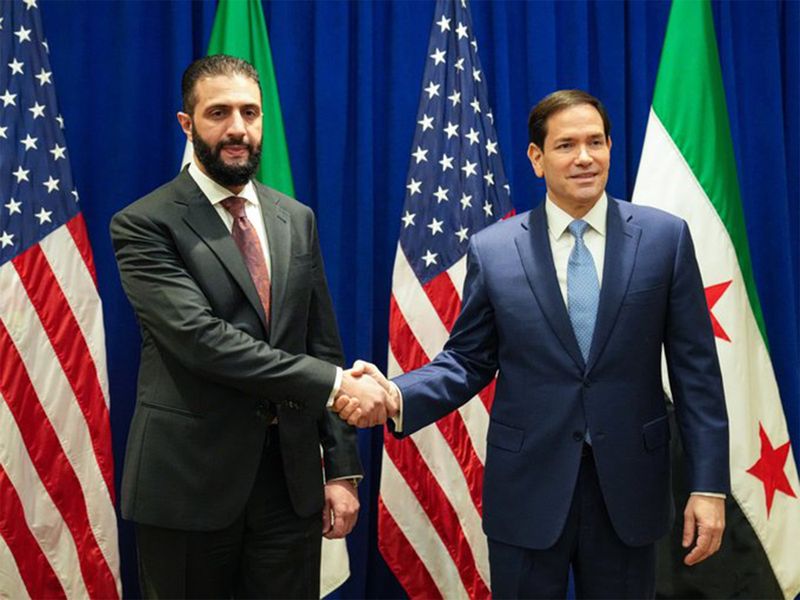 US Secy of State Marco Rubio meets Ahmed al-Sharaa, first Syrian president set to address UNGA in 60 years