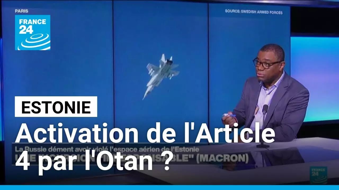Décryptage : la Russie dément avoir violé l'espace aérien de l'Estonie • FRANCE 24