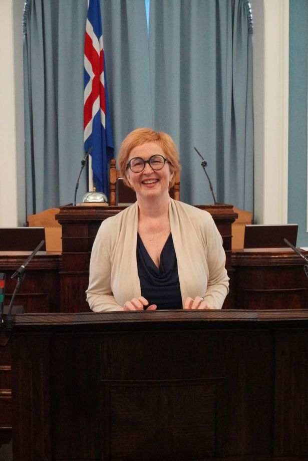Iceland Althing speaker, Þórunn Sveinbjarnardóttir.