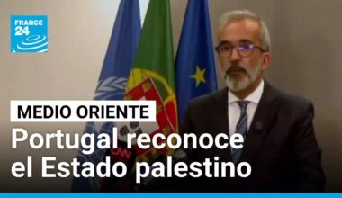 Portugal se suma a jornada histórica para el reconocimiento de un Estado palestino