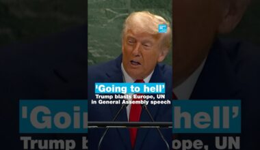 'Going to hell’: Trump blasts Europe, UN in General Assembly speech • FRANCE 24 English