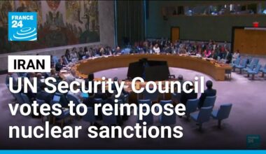 UN Security Council votes to reimpose Iran nuclear sanctions, Tehran blasts ‘illegal’ move