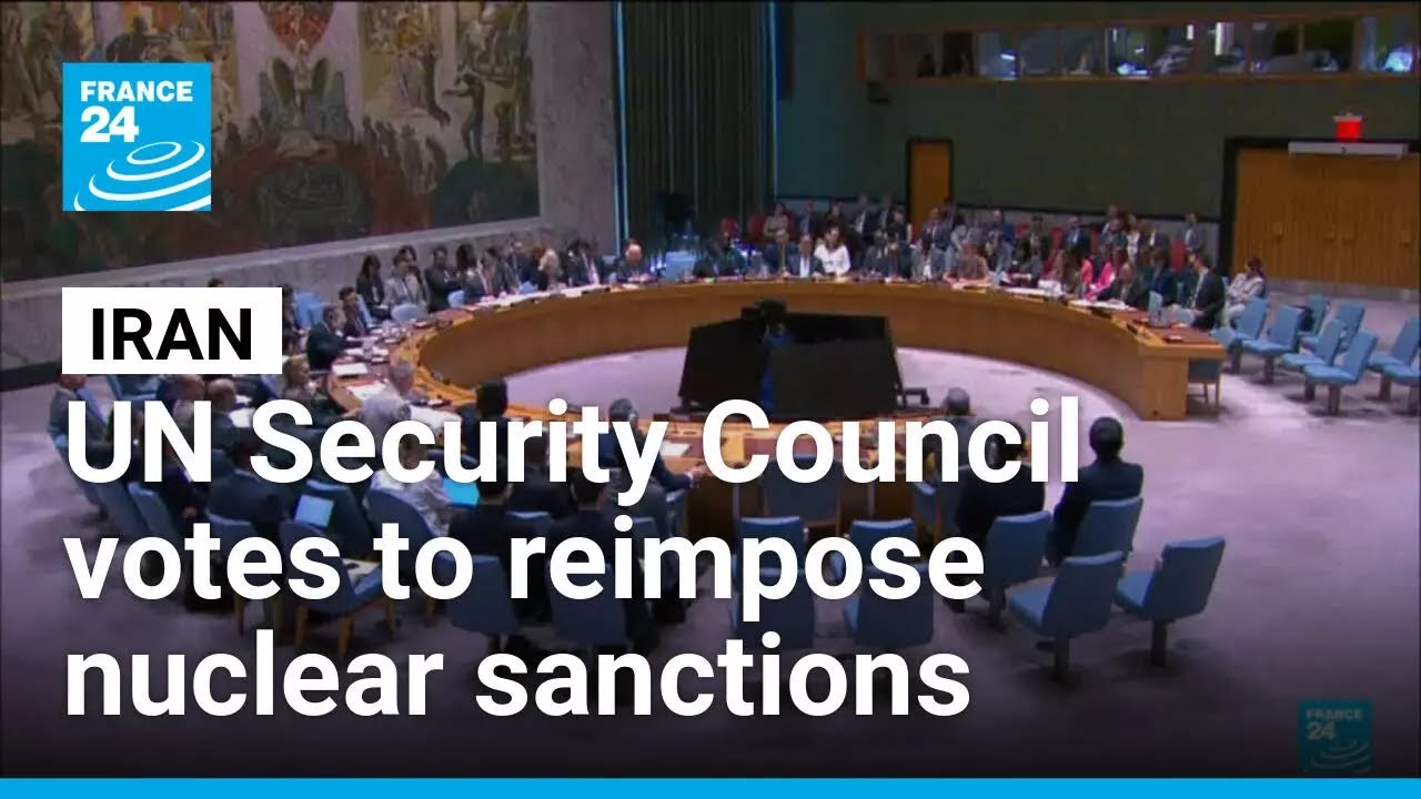 UN Security Council votes to reimpose Iran nuclear sanctions, Tehran blasts ‘illegal’ move