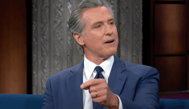 Gavin Newsom launches brutal attack on ‘son of a b****’ Trump and admits his fears about the 2028 election in Colbert appearance
