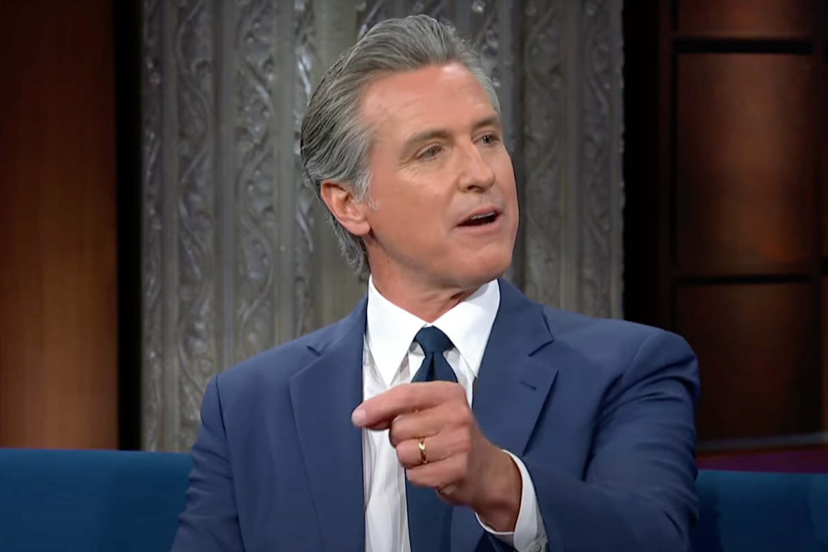 Gavin Newsom launches brutal attack on ‘son of a b****’ Trump and admits his fears about the 2028 election in Colbert appearance