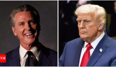 ‘That’s what REAL MANLY MEN do’: Gavin Newsom mocks Donald Trump’s escalator mishap; calls UNGA episode a ‘disgrace’